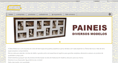 Desktop Screenshot of deltamolduras.com.br